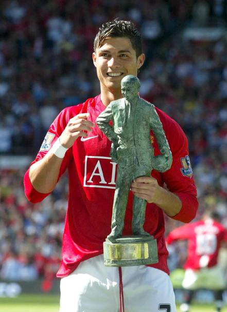 2007 Giocatore dell’anno del Manchester United (Epa)
